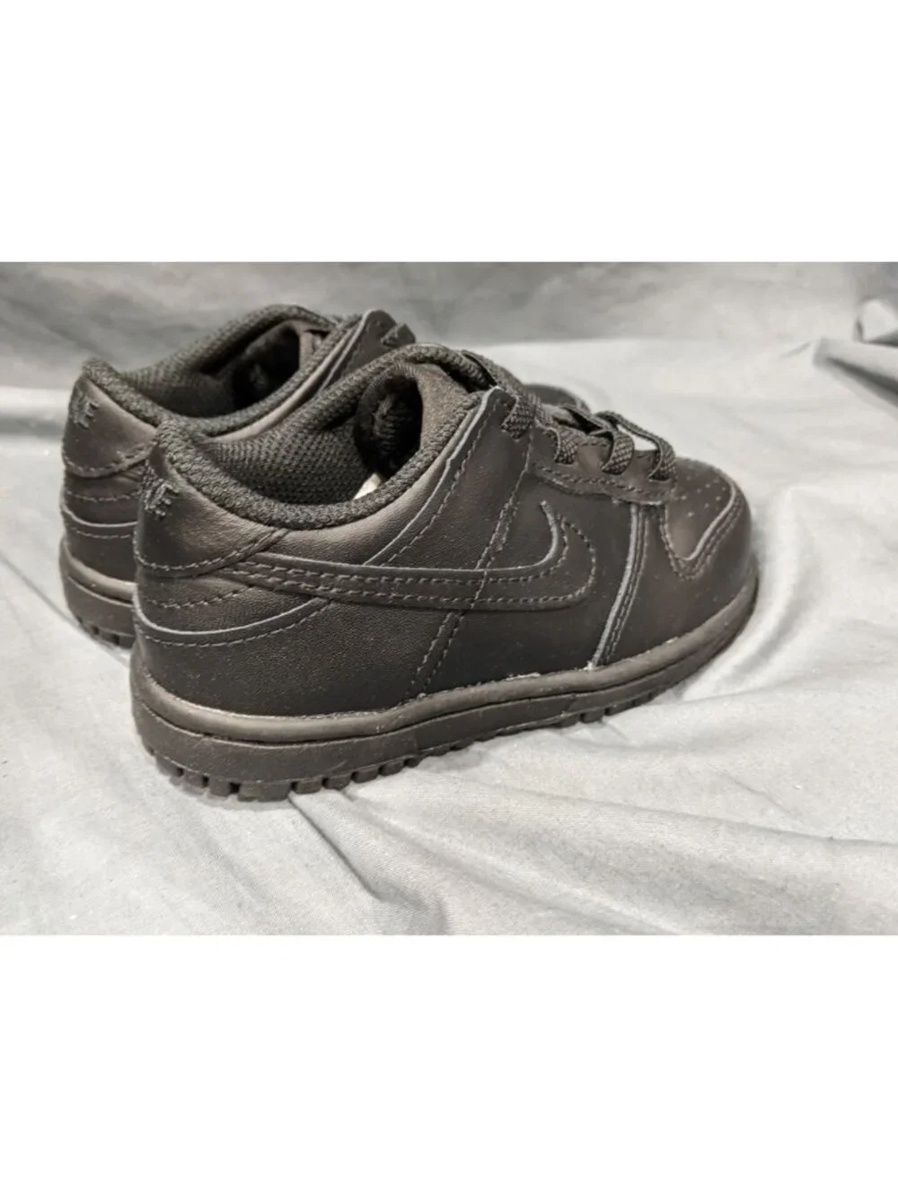 Nike Toddlers Dunk Low (TD) Sneakers Lace Up Black Size 5 NEW NO BOX!